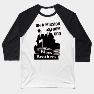 Jake and Elwood The Blues Brothers Baseball T-Shirt